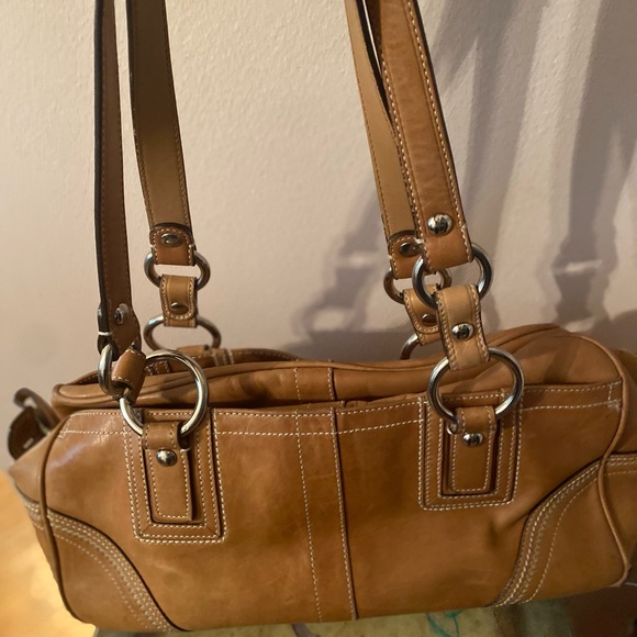 Light Tan Coach Handbag - Picture 8 of 8